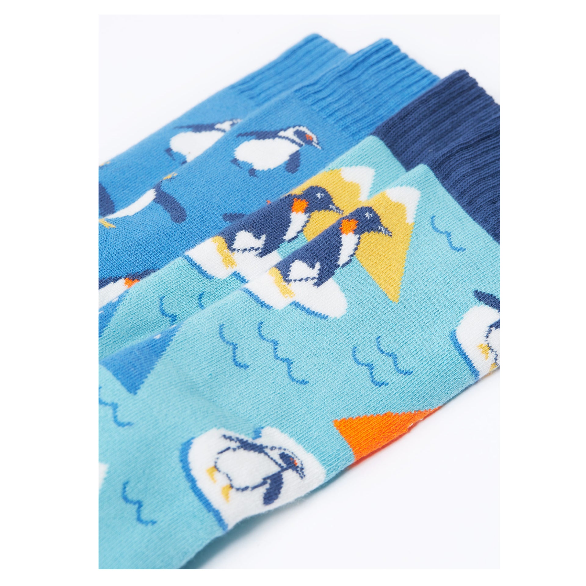 Frugi Brilliant Boot Socks Penguin (2 Pack)