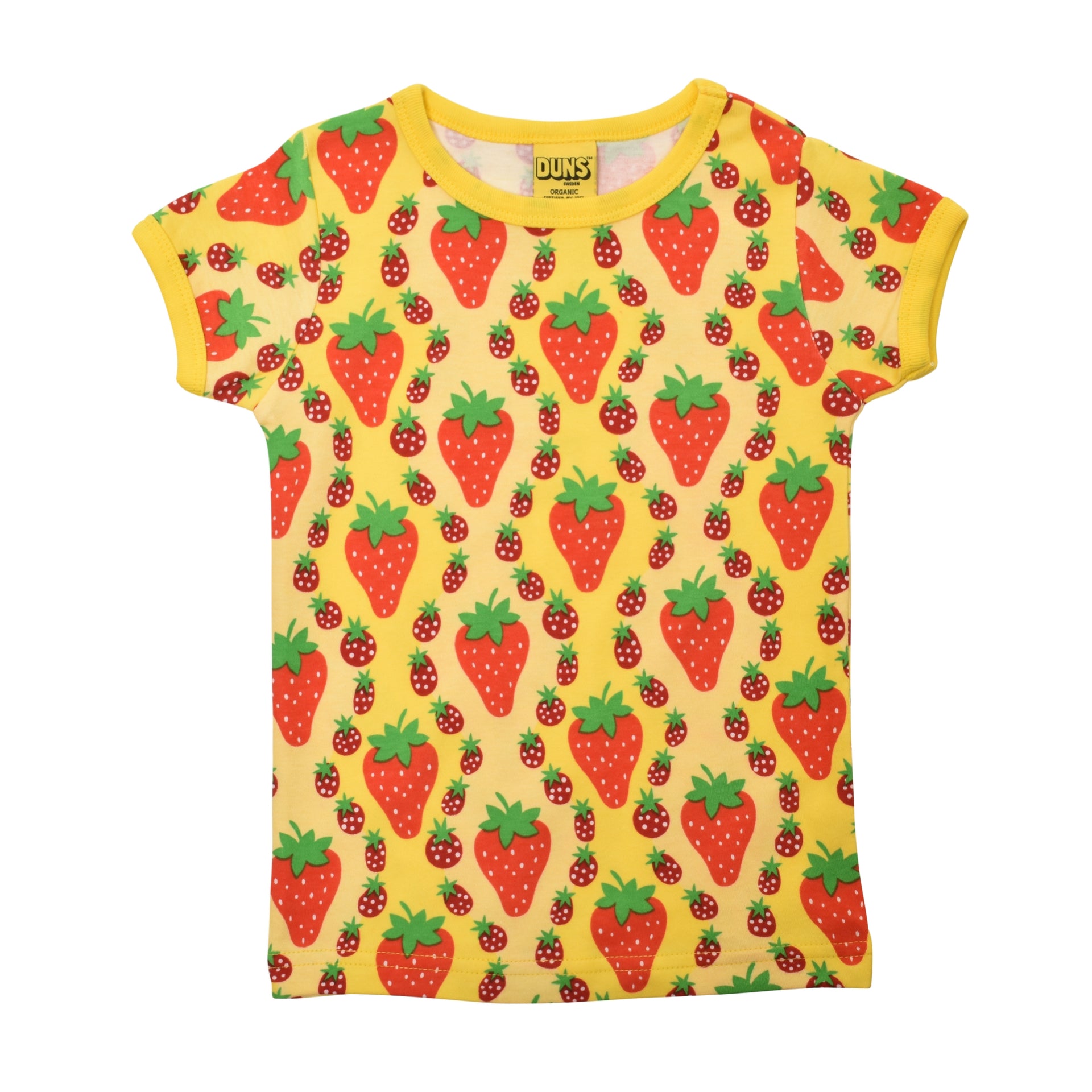 DUNS Sweden Top SS Strawberries Yellow