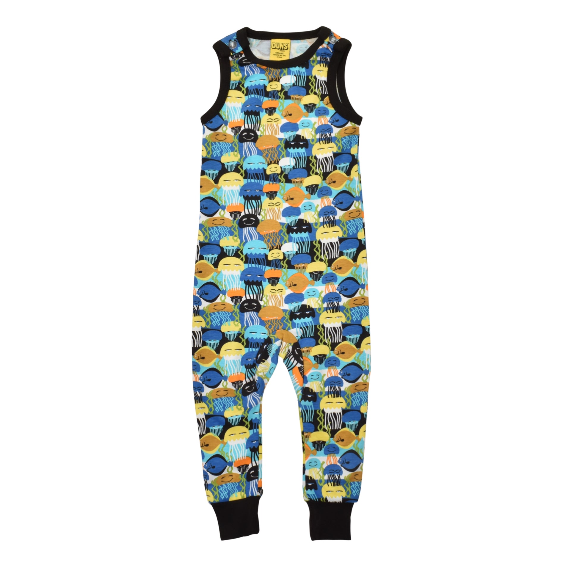 DUNS Sweden Dungarees Jellyfish Black