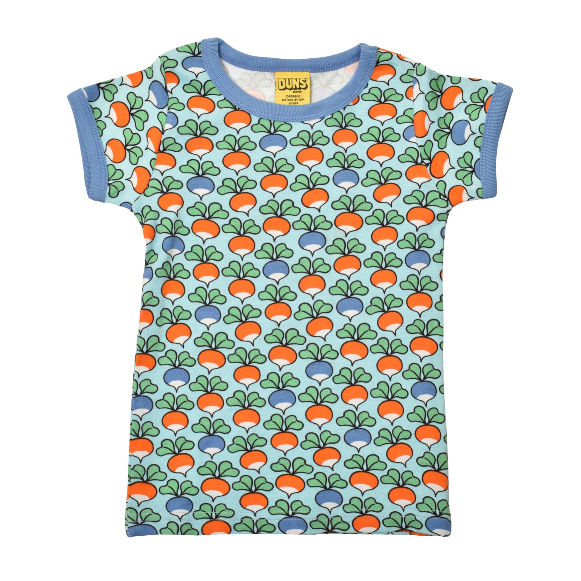DUNS Sweden Top SS Multi Radish Blue