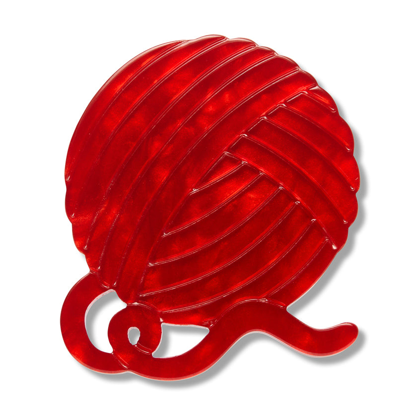 Erstwilder Ball of Yarn Simplified Mini Brooch