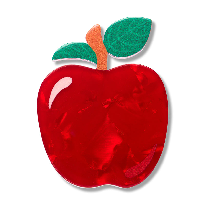 Erstwilder Apple Simplified Mini Brooch
