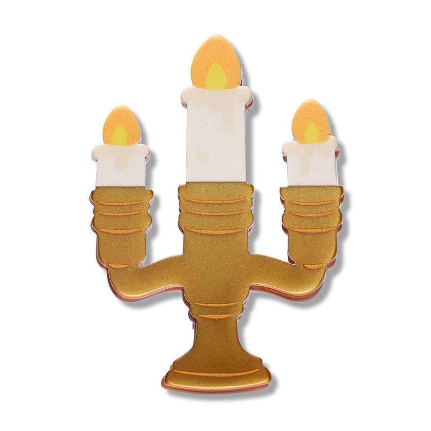 Erstwilder Candelabra Simplified Mini Brooch