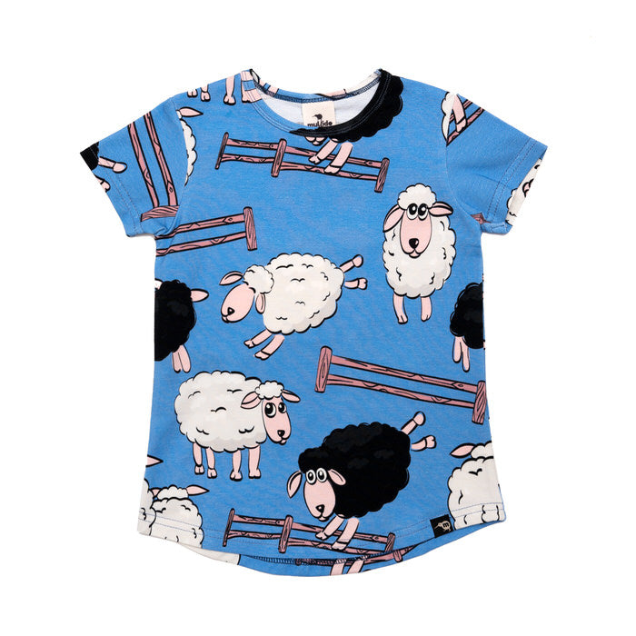 Mullido T-Shirt SS Blue Sheep