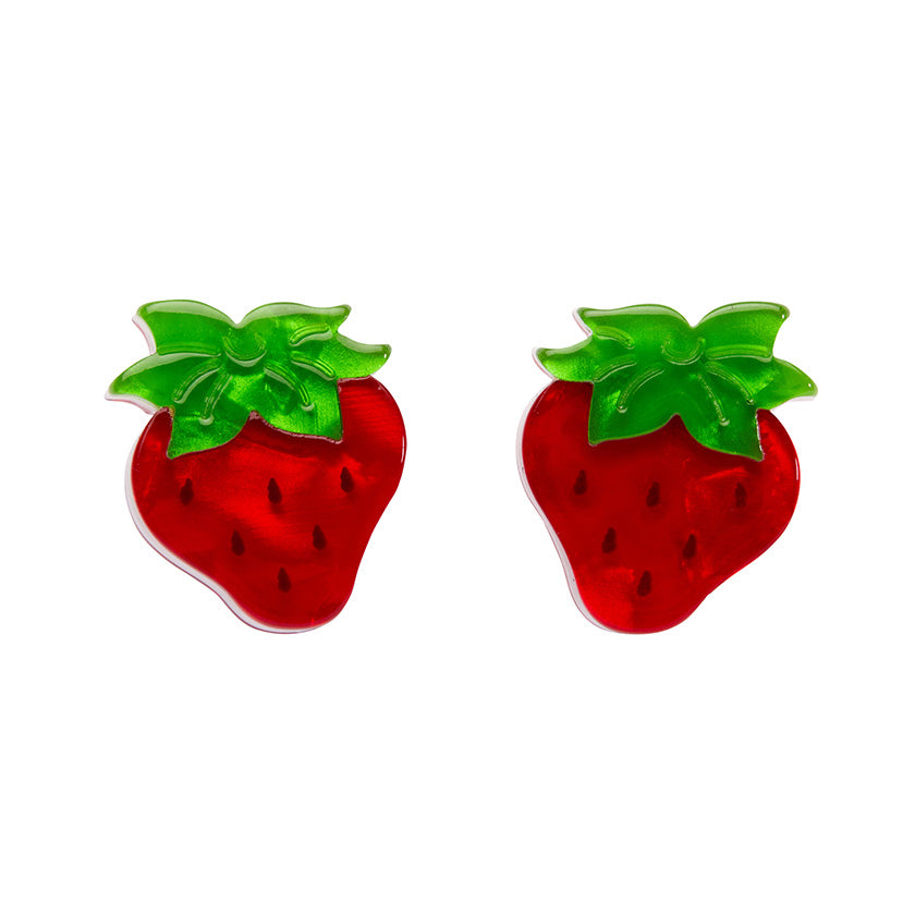 Erstwilder Darling Strawberry Stud Earrings