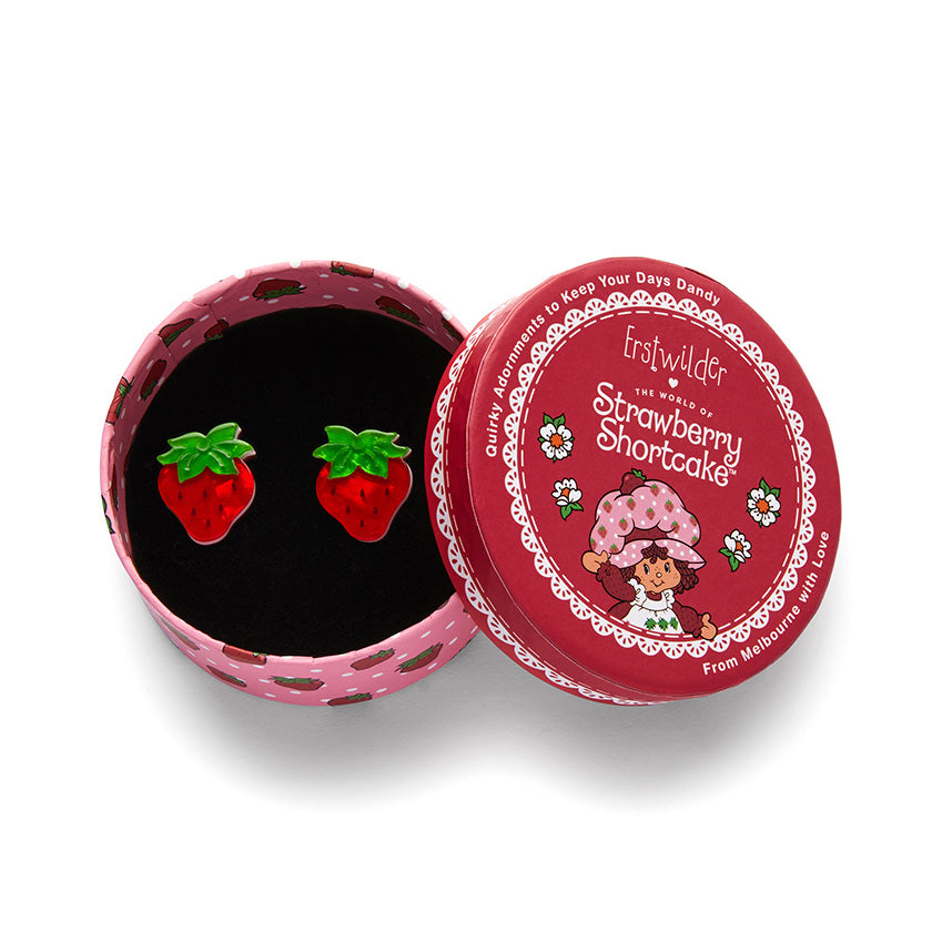 Erstwilder Darling Strawberry Stud Earrings