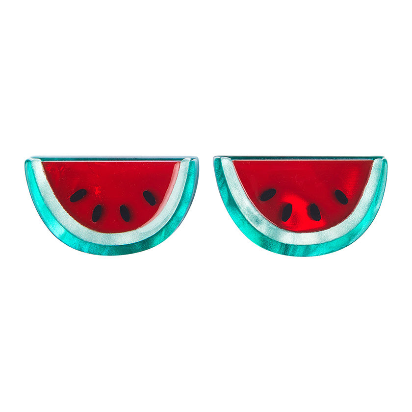 Erstwilder Viva la Vida Watermelons Stud Earrings