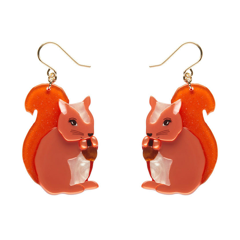 Erstwilder Cheeky Squirrel Drop Earrings