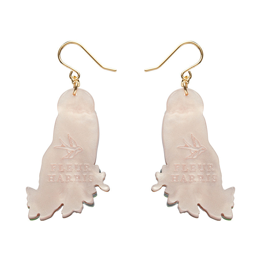 Erstwilder Regal Woodland Owl Drop Earrings