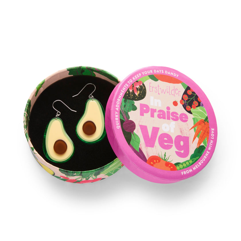 Erstwilder Avocado Affair Drop Earrings