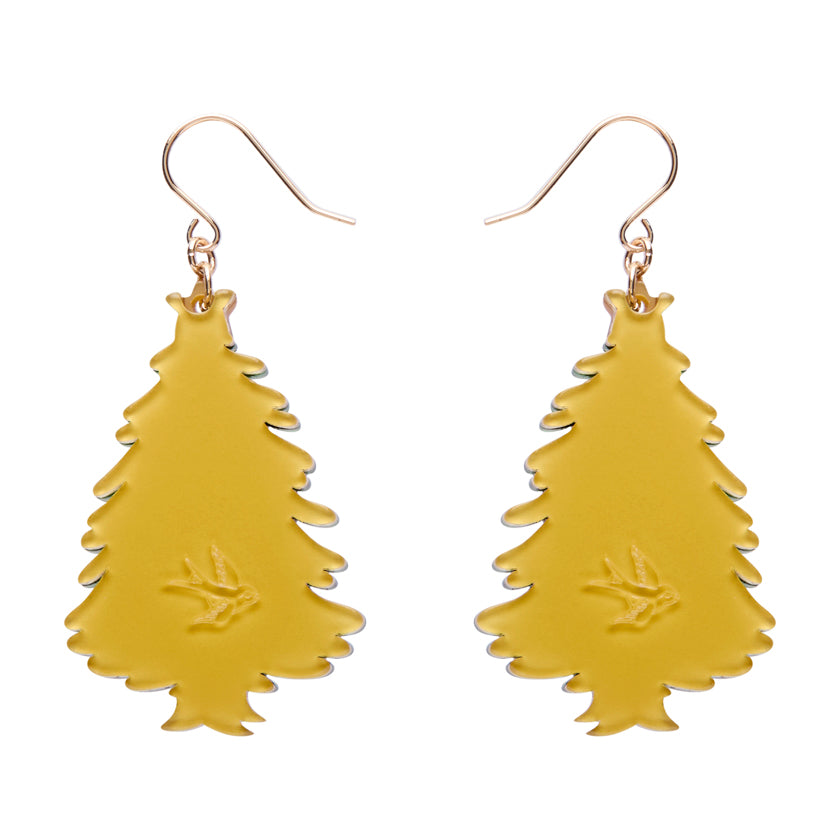 Erstwilder Christmas Tree Centre-Piece Drop Earrings