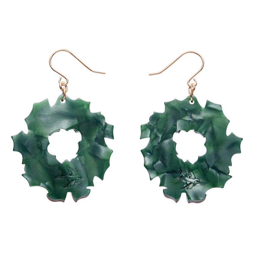 Erstwilder Forest Wreath Drop Earrings