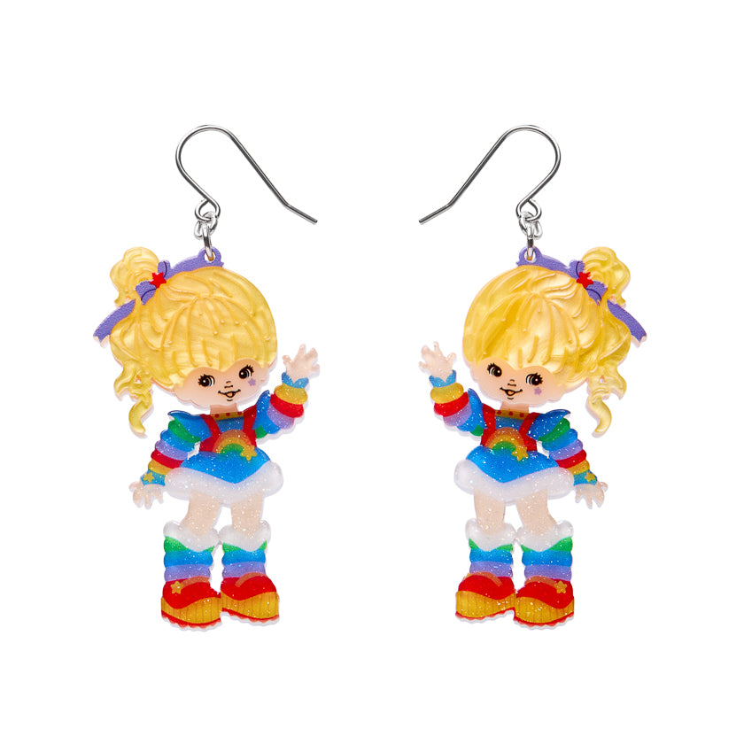 Erstwilder Rainbow Brite Says Hello Drop Earrings