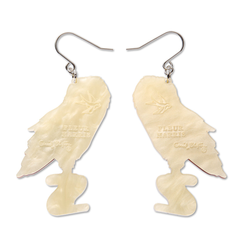 Erstwilder Barny Owl Drop Earrings