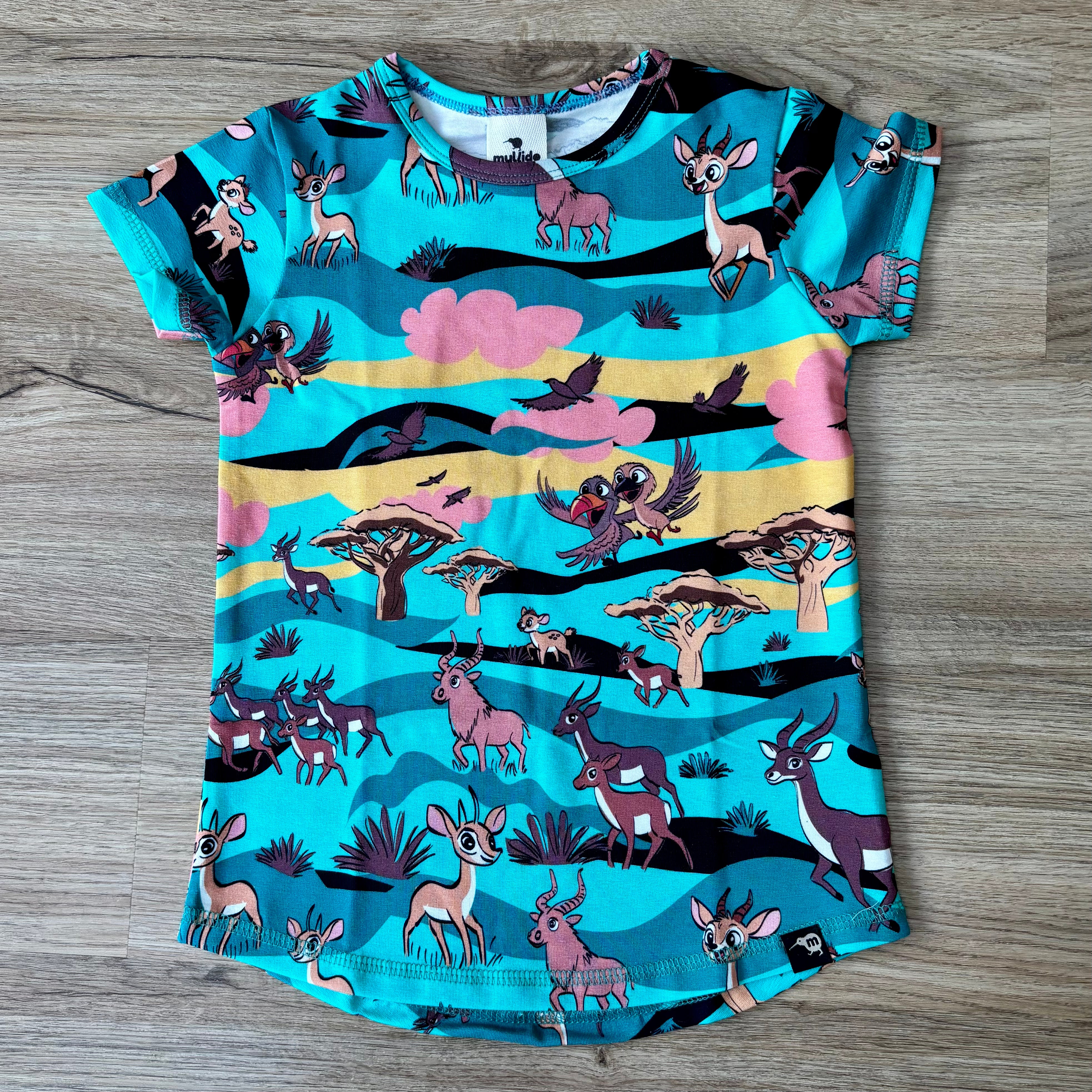 Mullido T-Shirt SS Savanna Turquoise