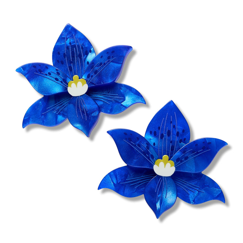 Erstwilder Spotted Sun-Orchid Hair Clips - 2 Piece