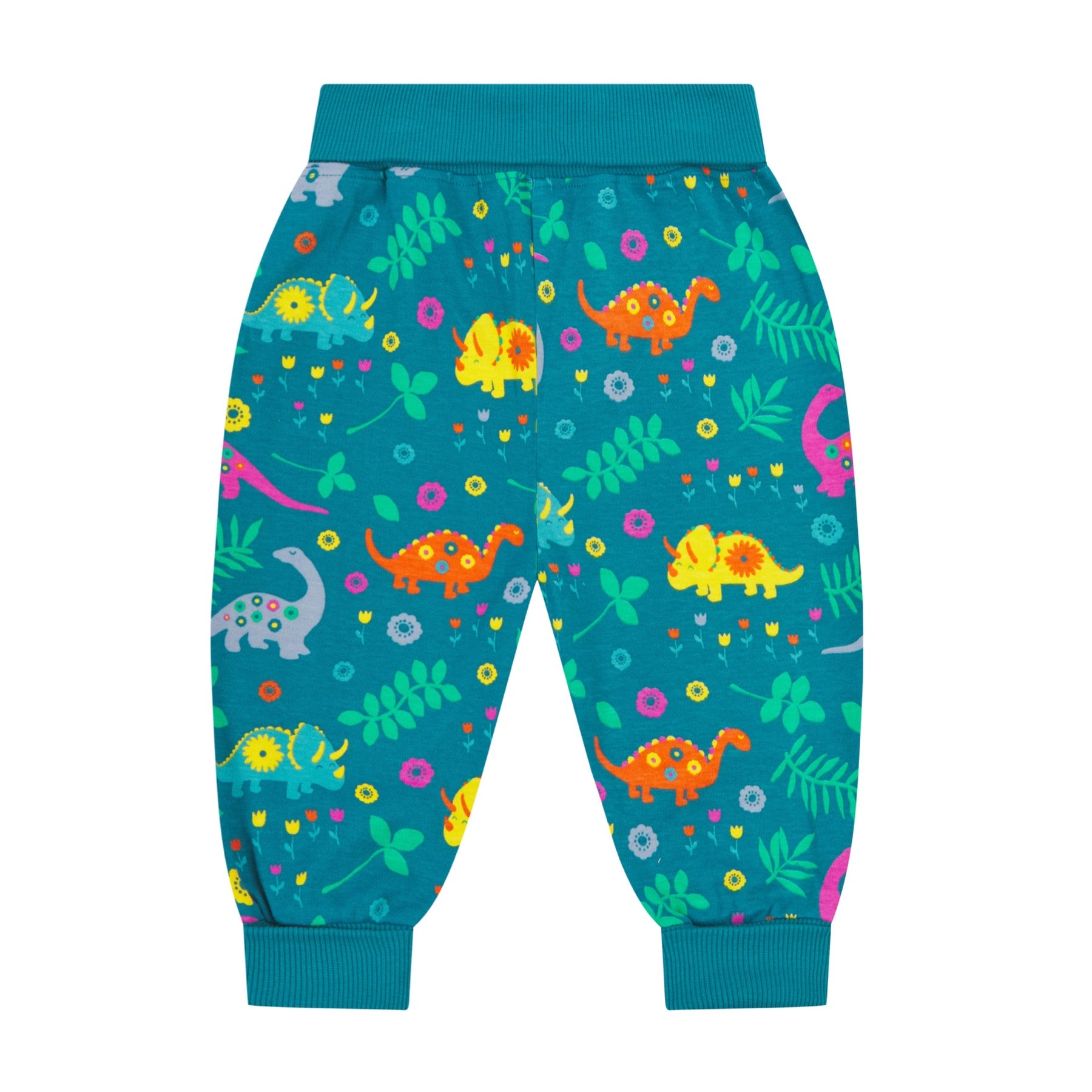 Piccalilly Pull Up Trousers Dinosaur