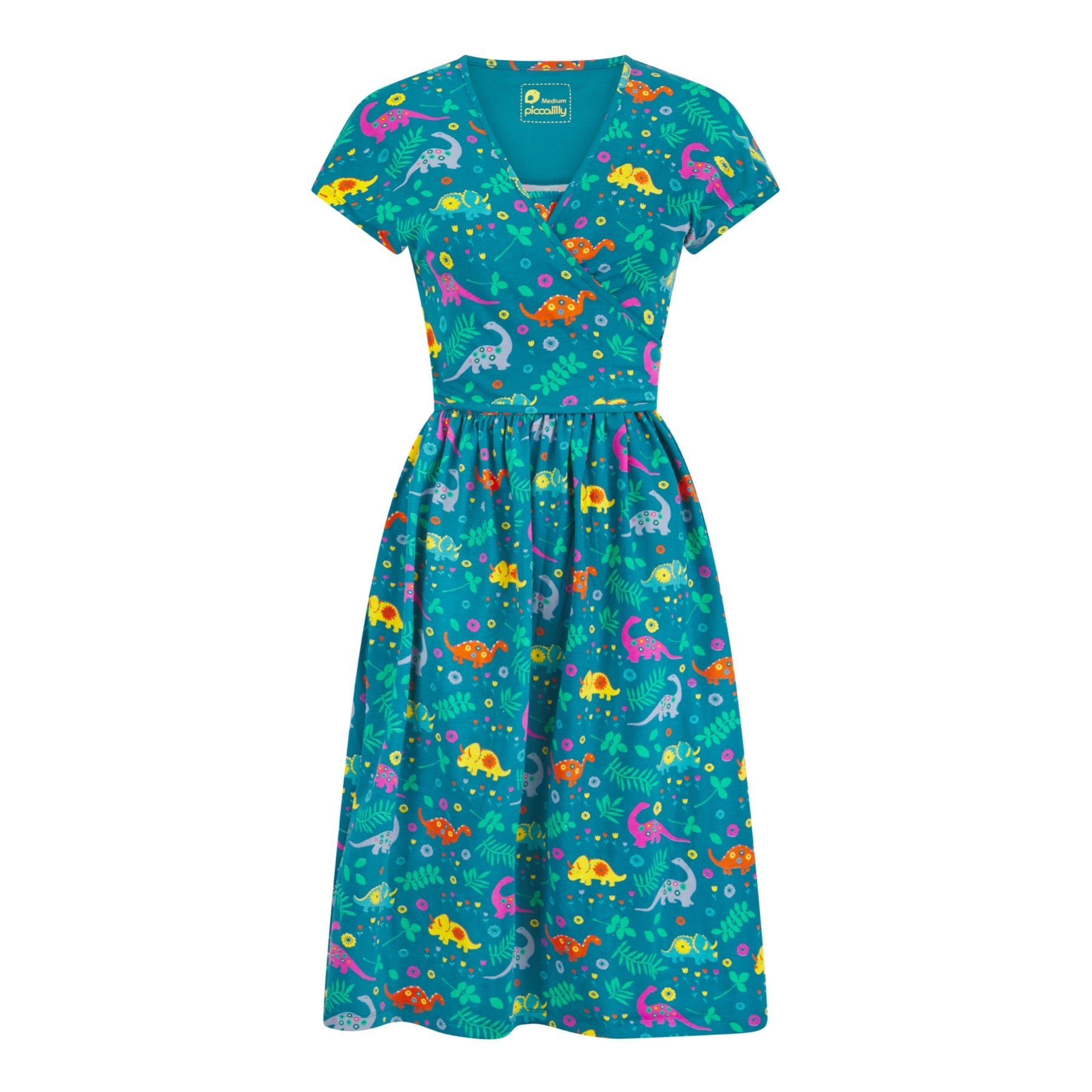 Piccalilly Wrap Dress Dinosaur (Adult)