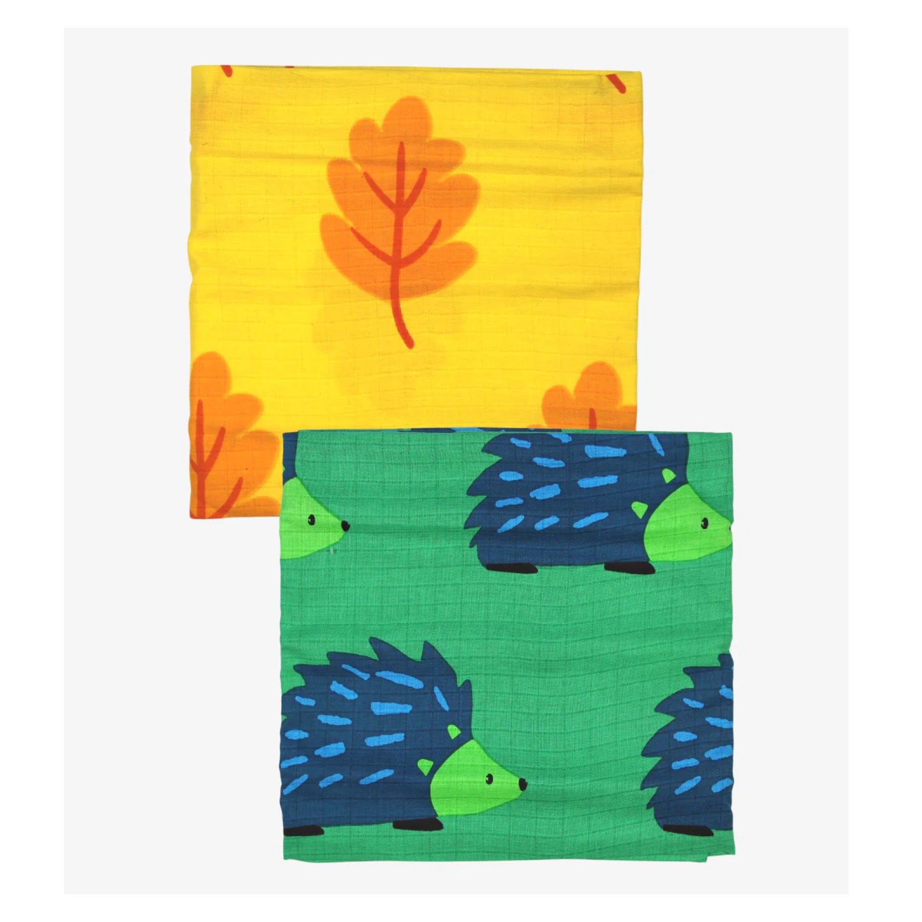Toby Tiger Muslins (2 Pack) Autumn