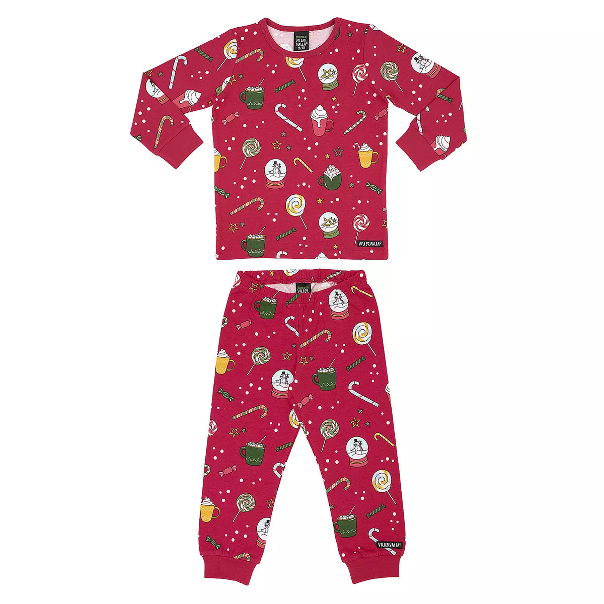 Villervalla Pyjamas Winter Magic Rosehip — Little Tiger Togs