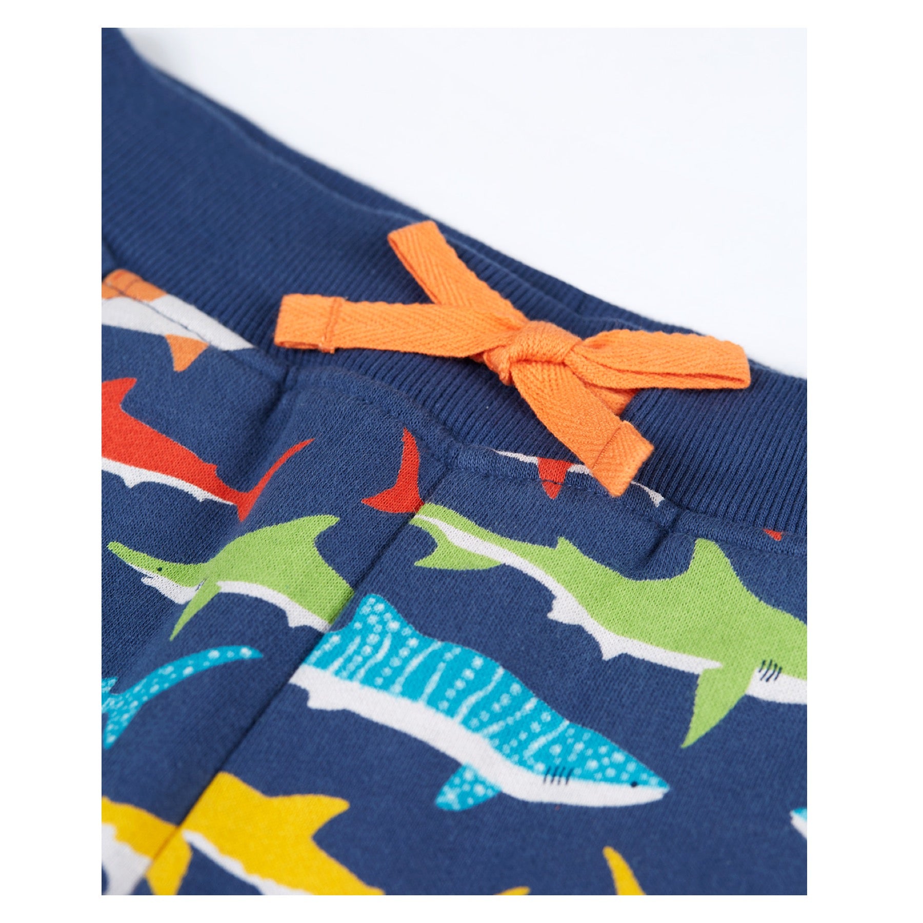 Frugi Switch Printed Snug Joggers Shiver of Sharks