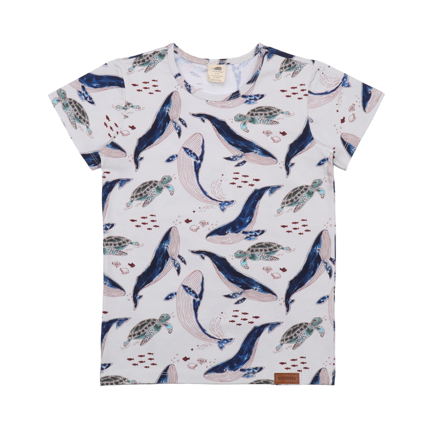 Walkiddy T-Shirt SS Whale & Sea Turtles