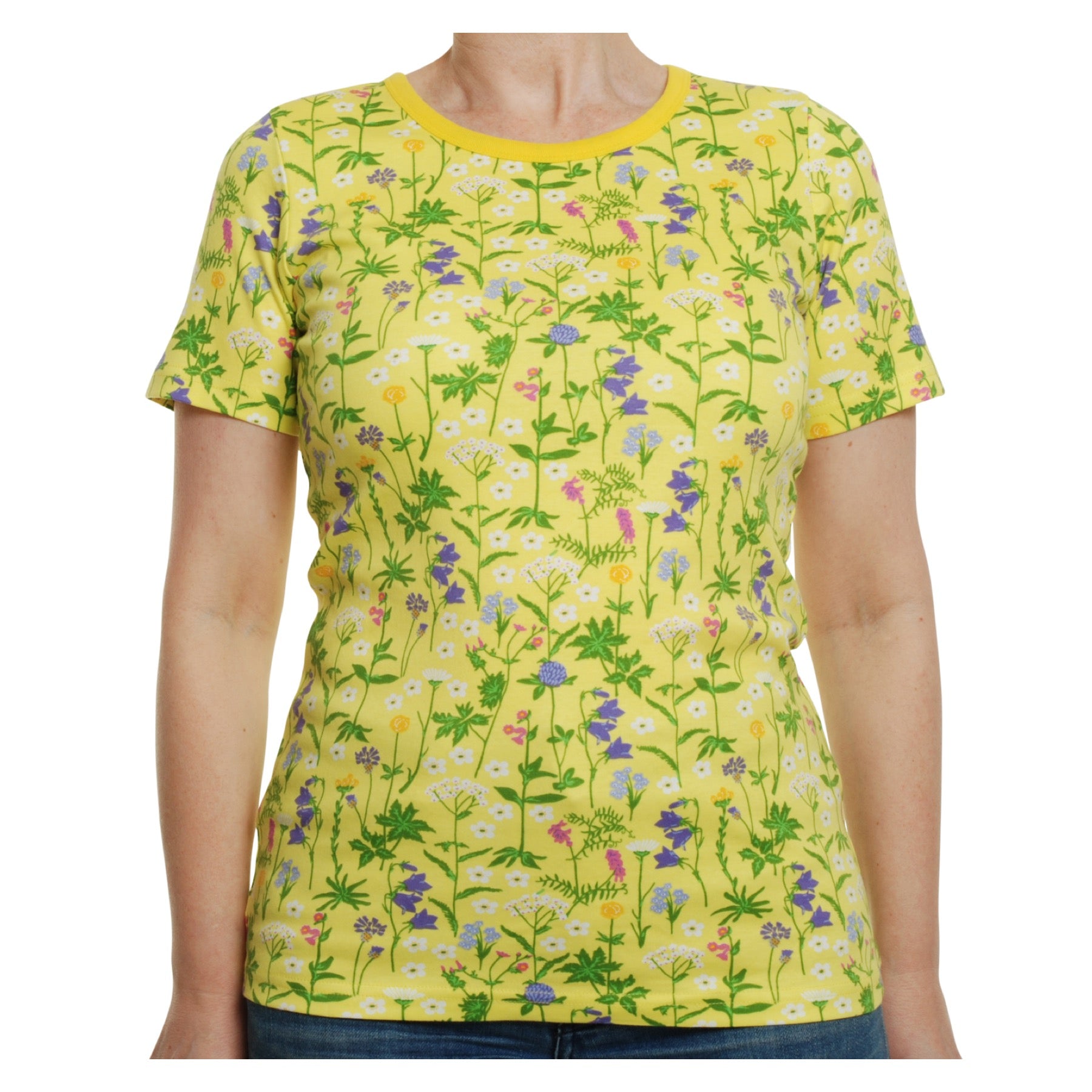 DUNS Sweden Top SS Wild Flowers Yellow (Adults)