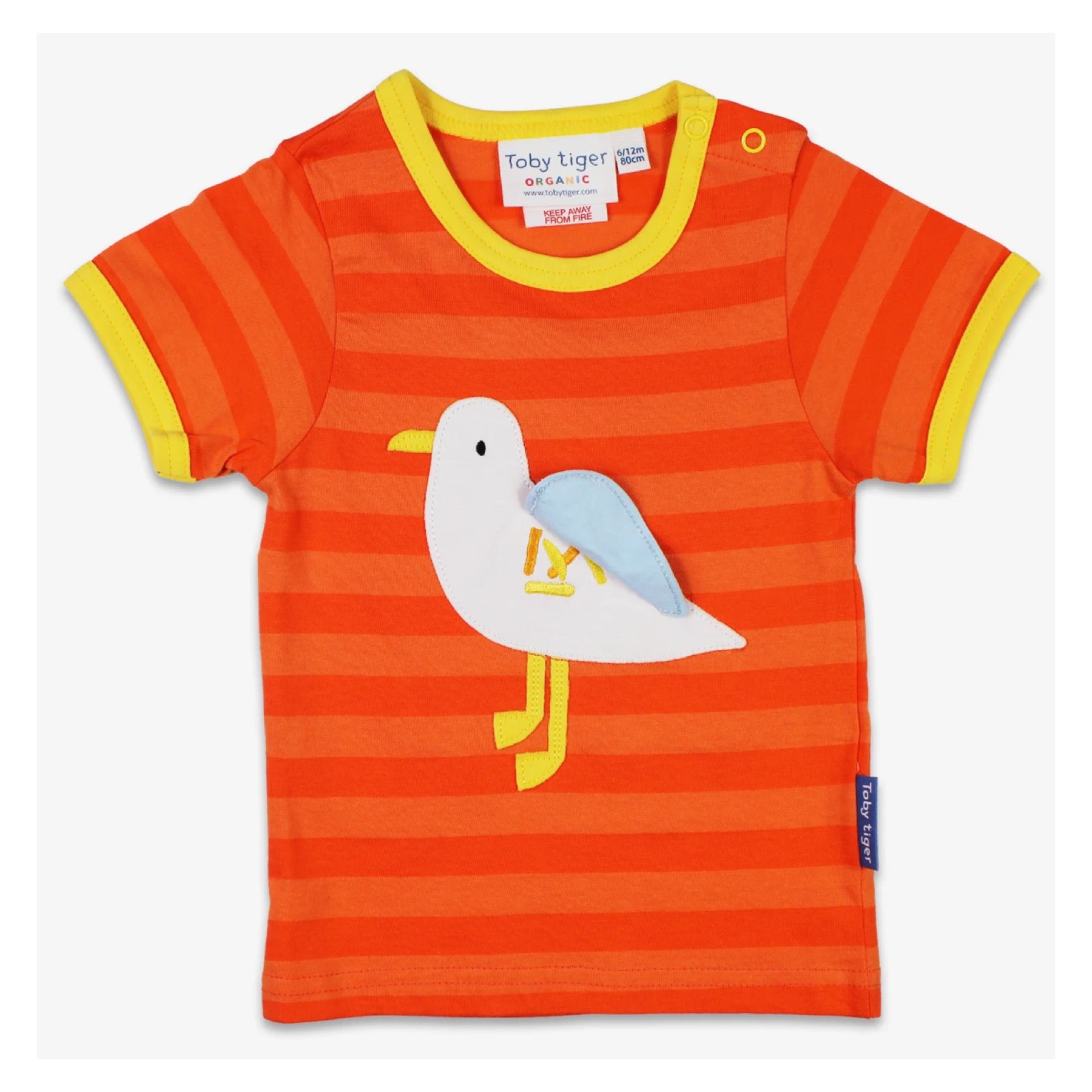 Toby Tiger T-Shirt SS Seagull Applique