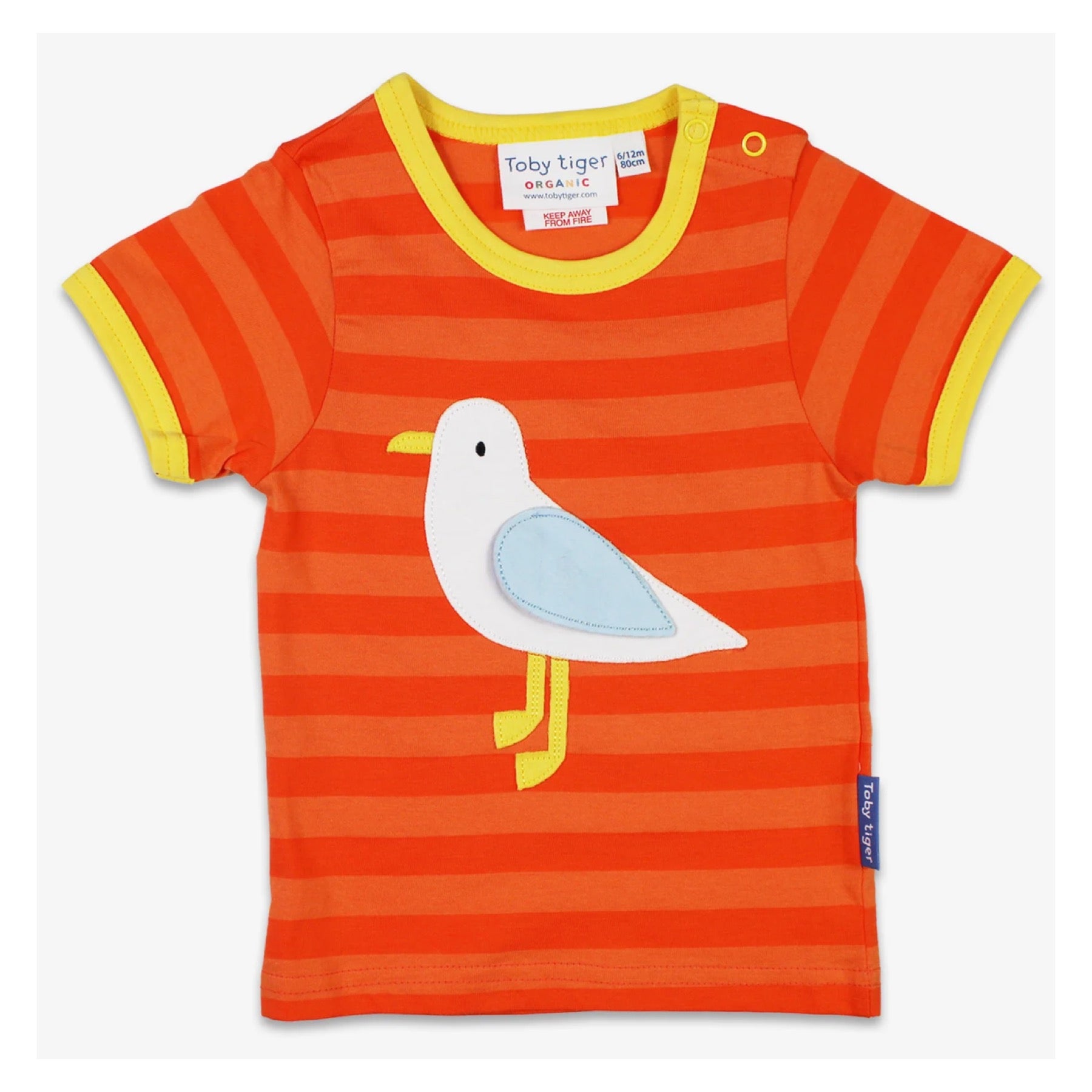 Toby Tiger T-Shirt SS Seagull Applique