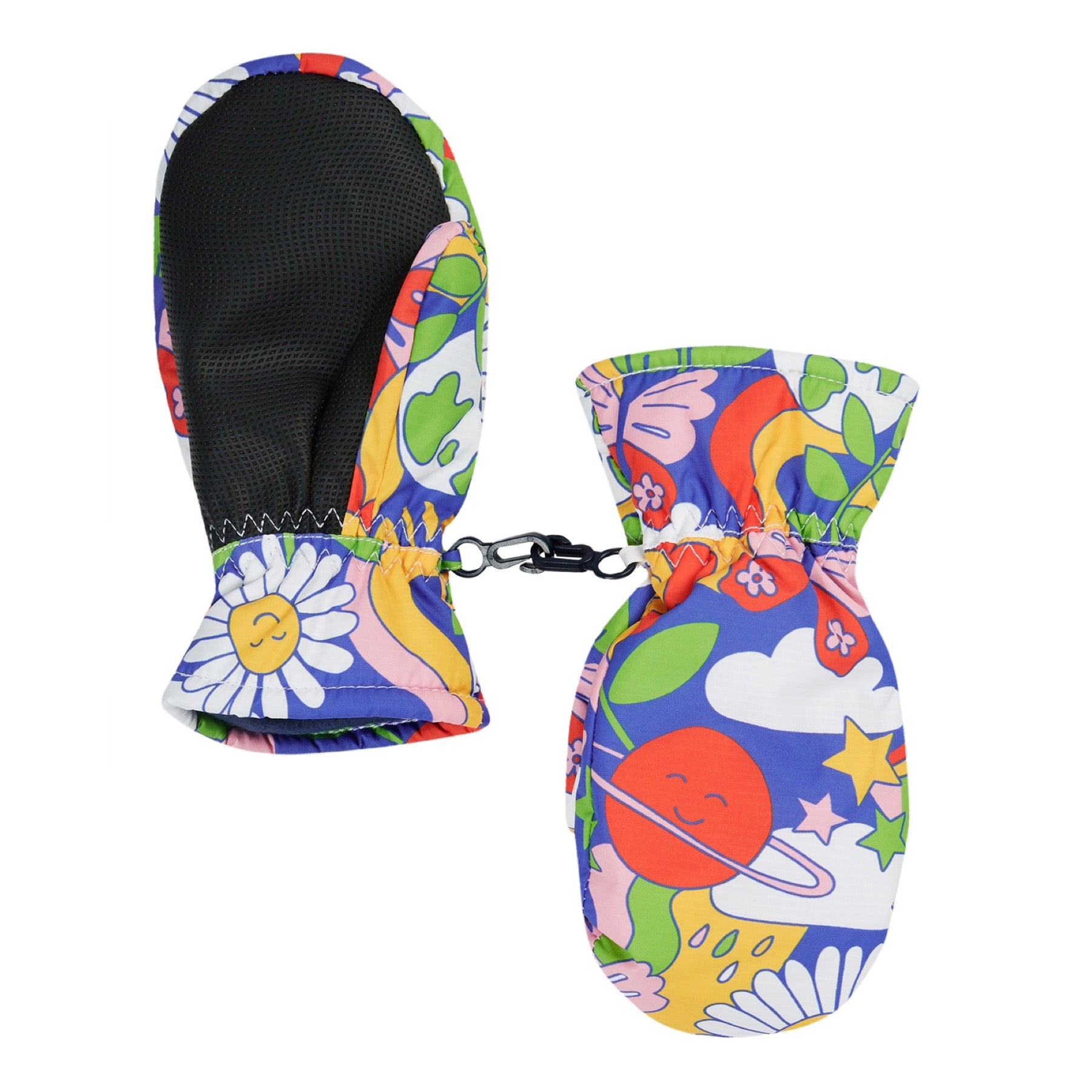 Frugi Snow & Ski Mittens Retro Happy