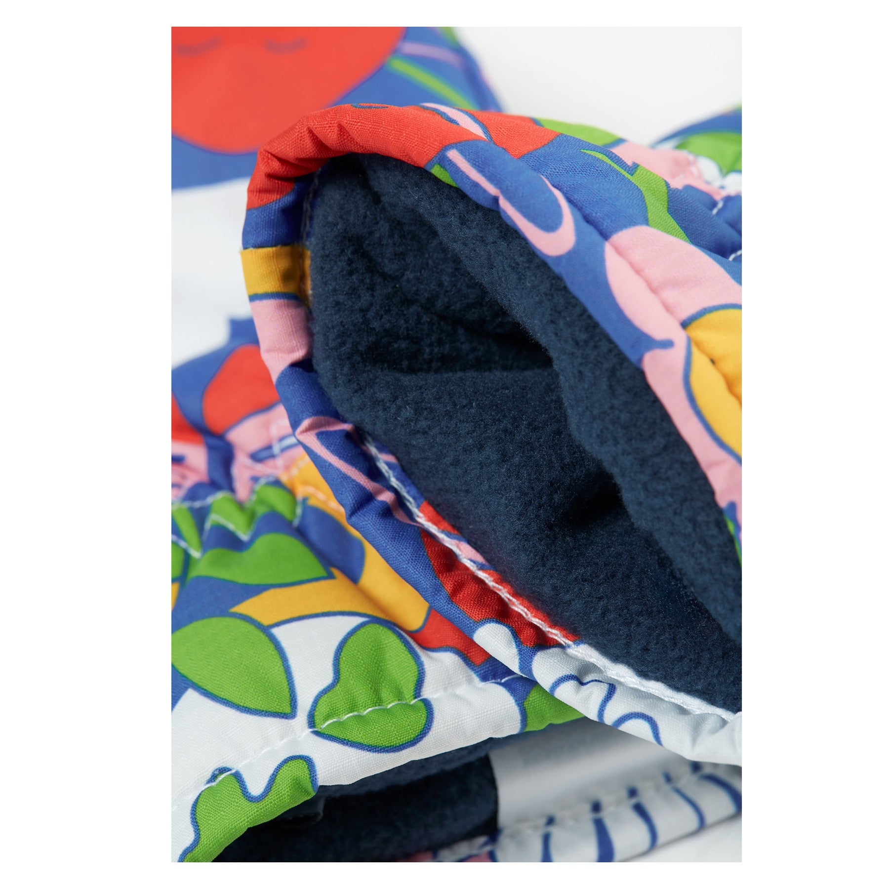 Frugi Snow & Ski Mittens Retro Happy