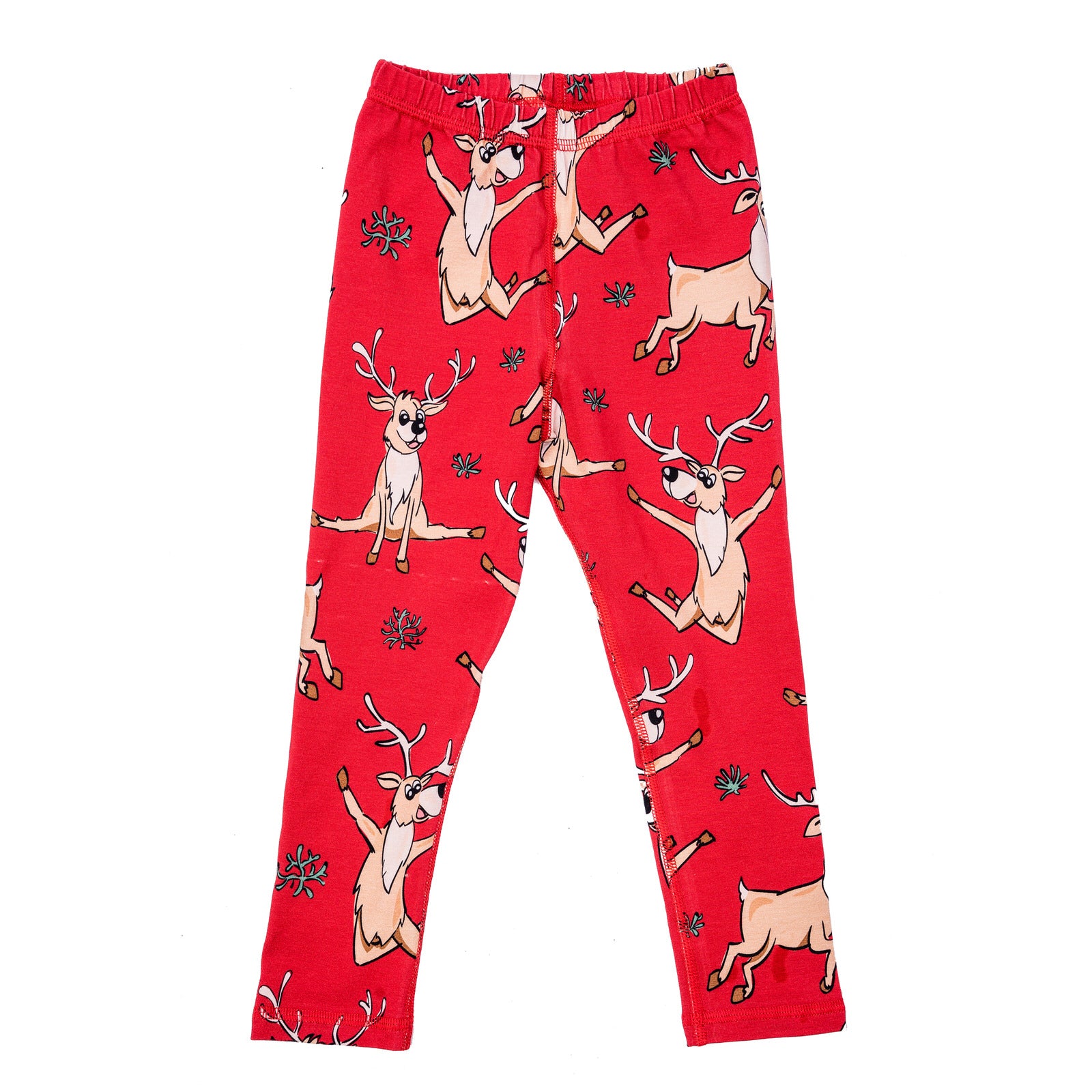 Mullido Leggings Red Reindeer