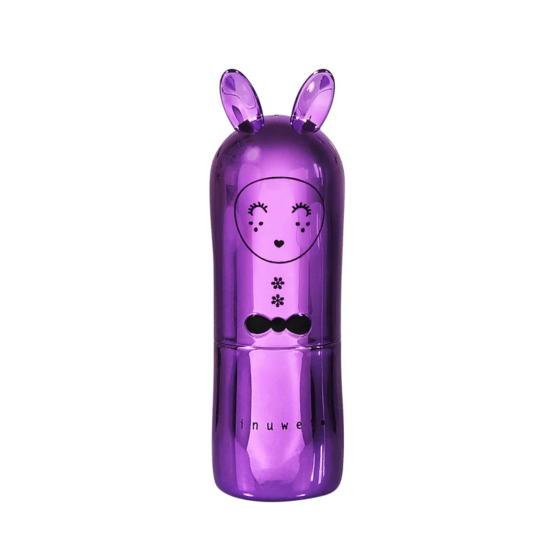 INUWET Bunny Lip Balm Metal Purple - Blackcurrant