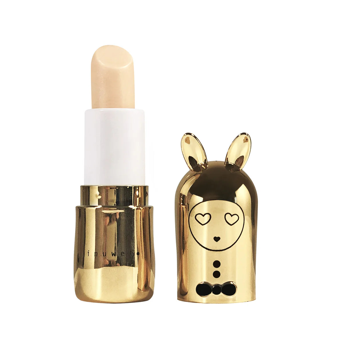 INUWET Bunny Lip Balm Metal Gold - Cheesecake