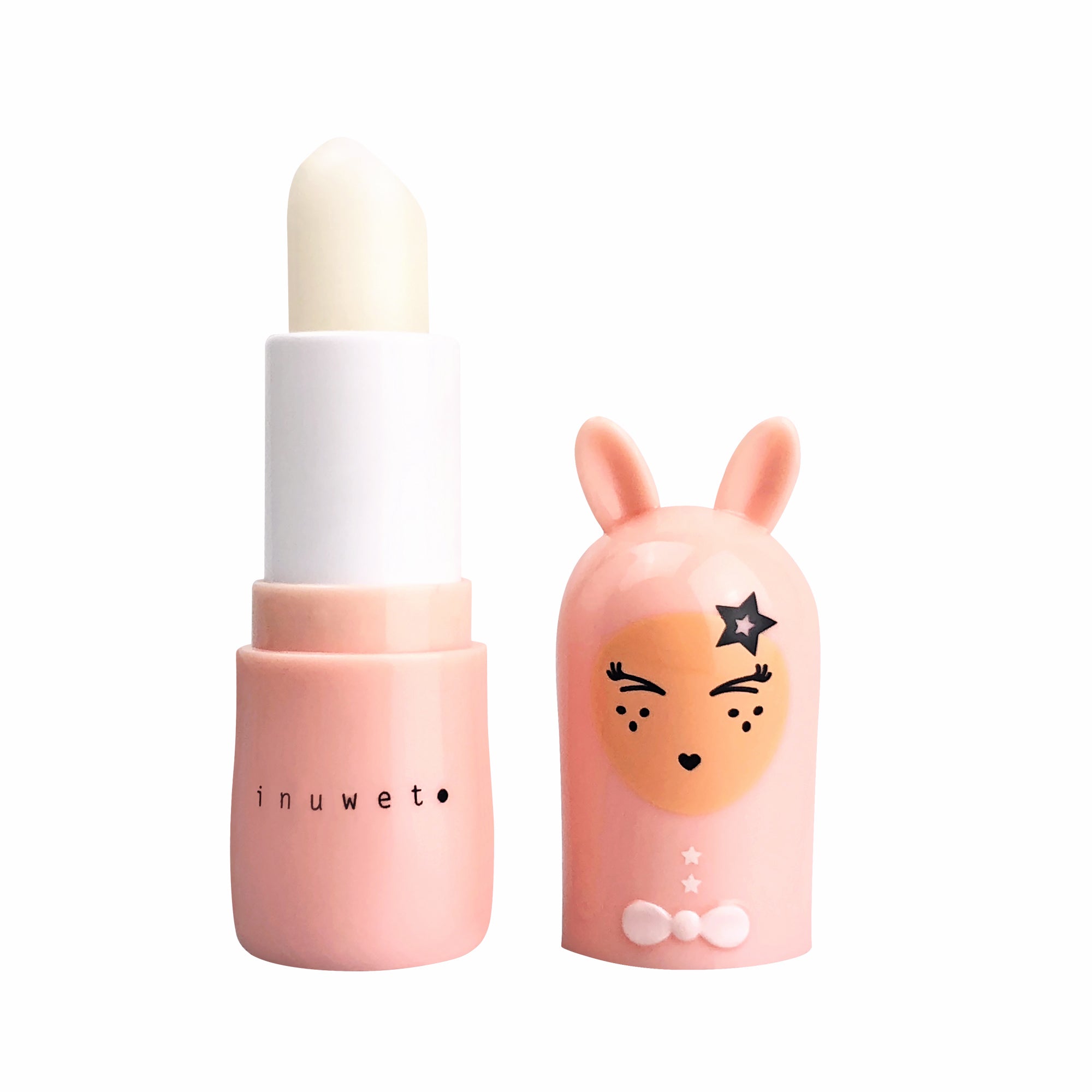 INUWET Bunny Lip Balm Trio Gift Set - Peach/Cherry/Vanilla Coco