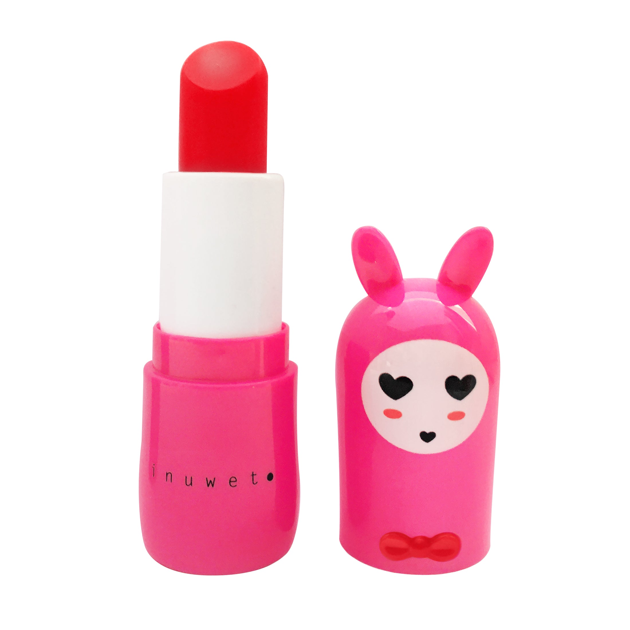 INUWET Bunny Lip Balm Trio Gift Set - Peach/Cherry/Vanilla Coco