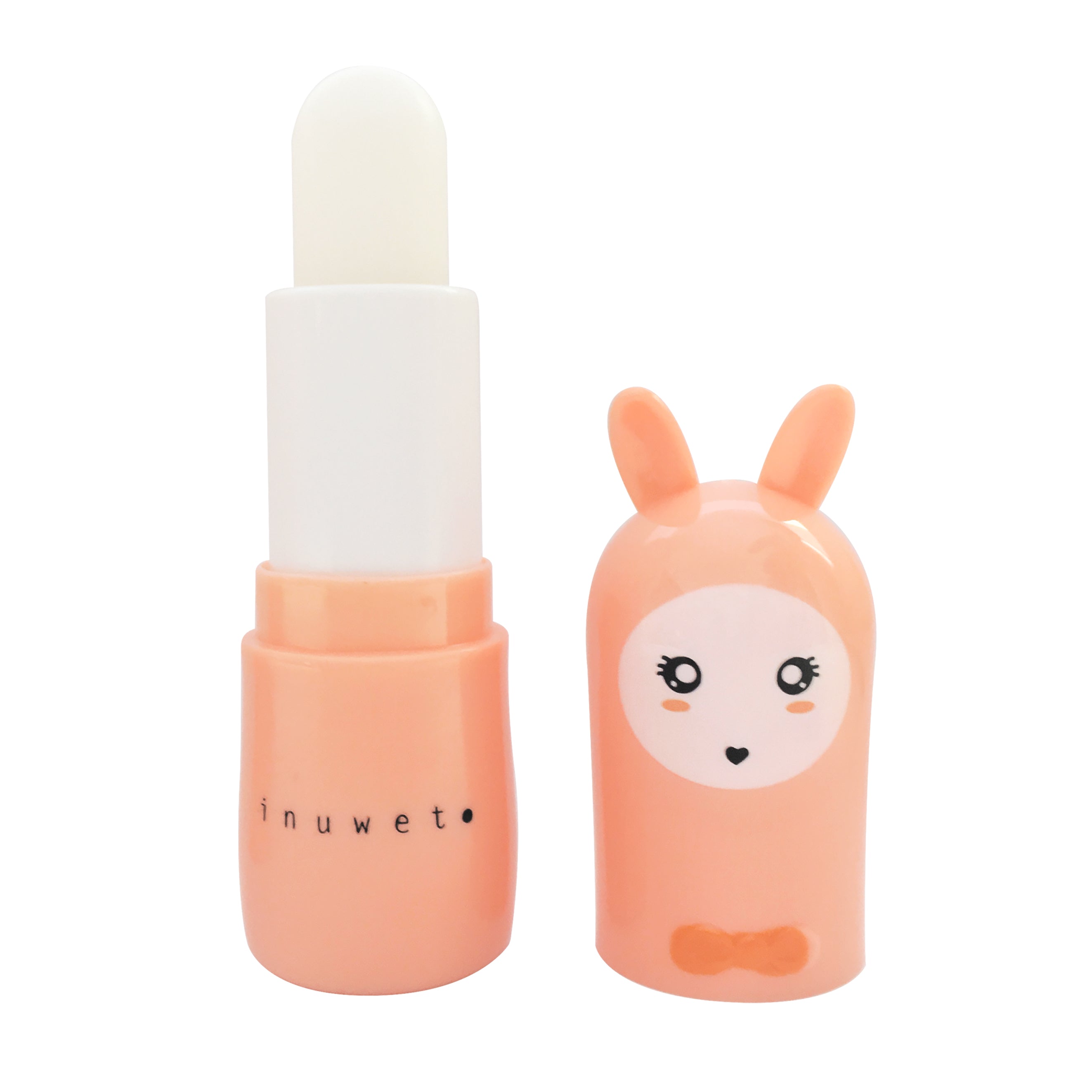 INUWET Bunny Lip Balm Trio Gift Set - Peach/Cherry/Vanilla Coco