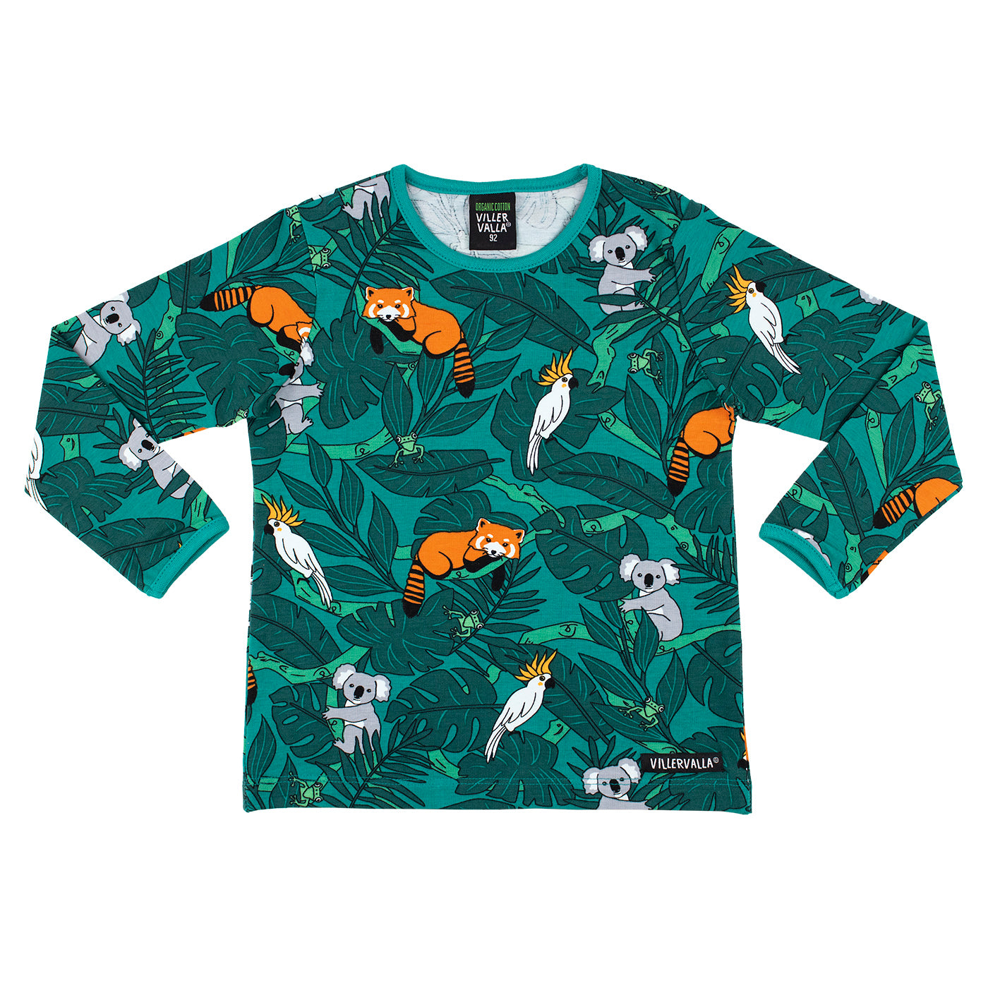 Villervalla T-Shirt LS Animal Hemlock