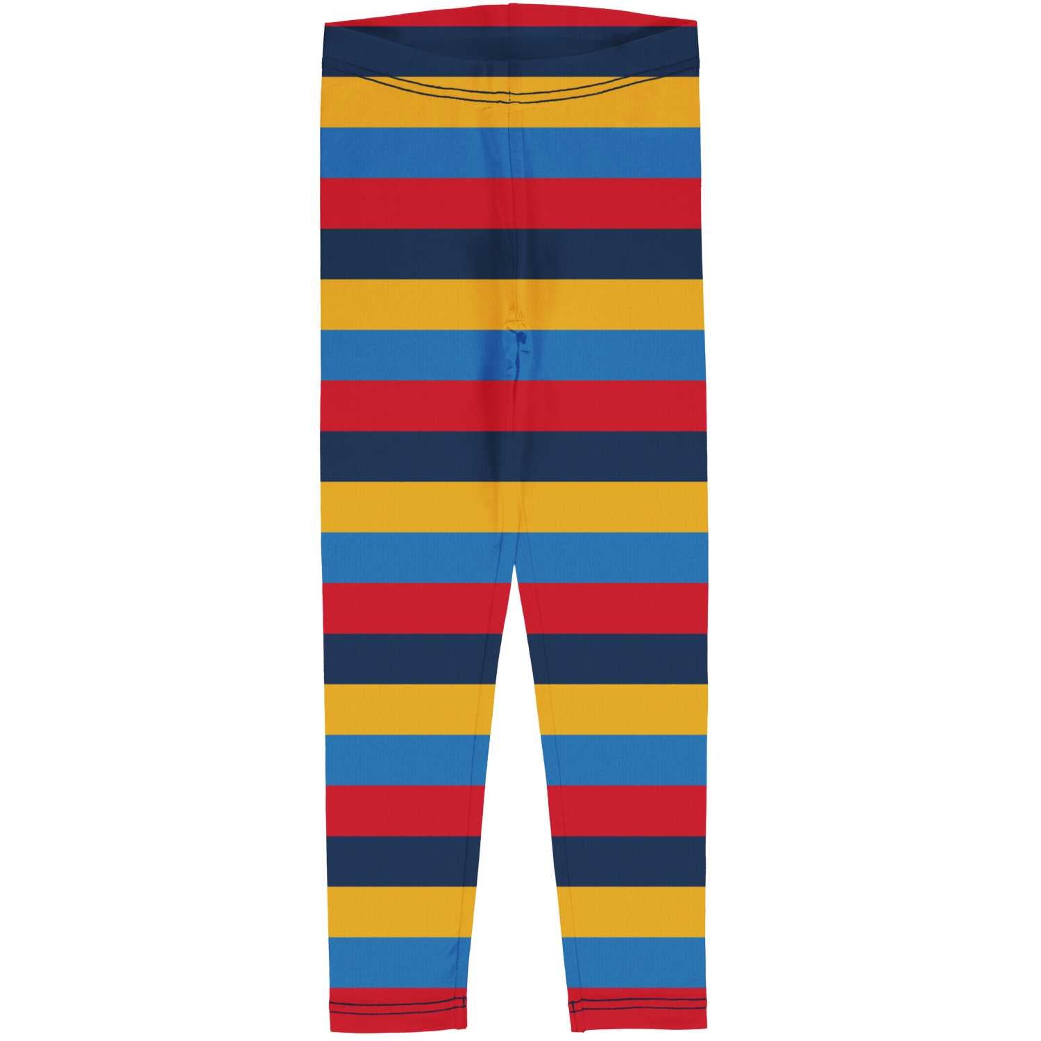 Maxomorra Leggings Stripes Blue