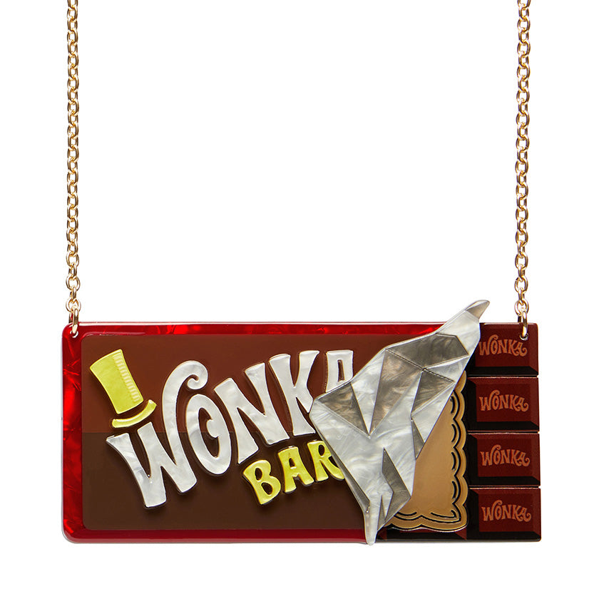 Erstwilder Winning Wonka Bar Necklace