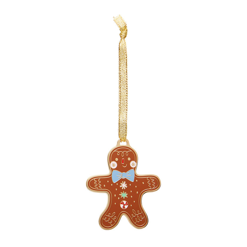 Erstwilder Santa's Snack Enamel Tree Ornament