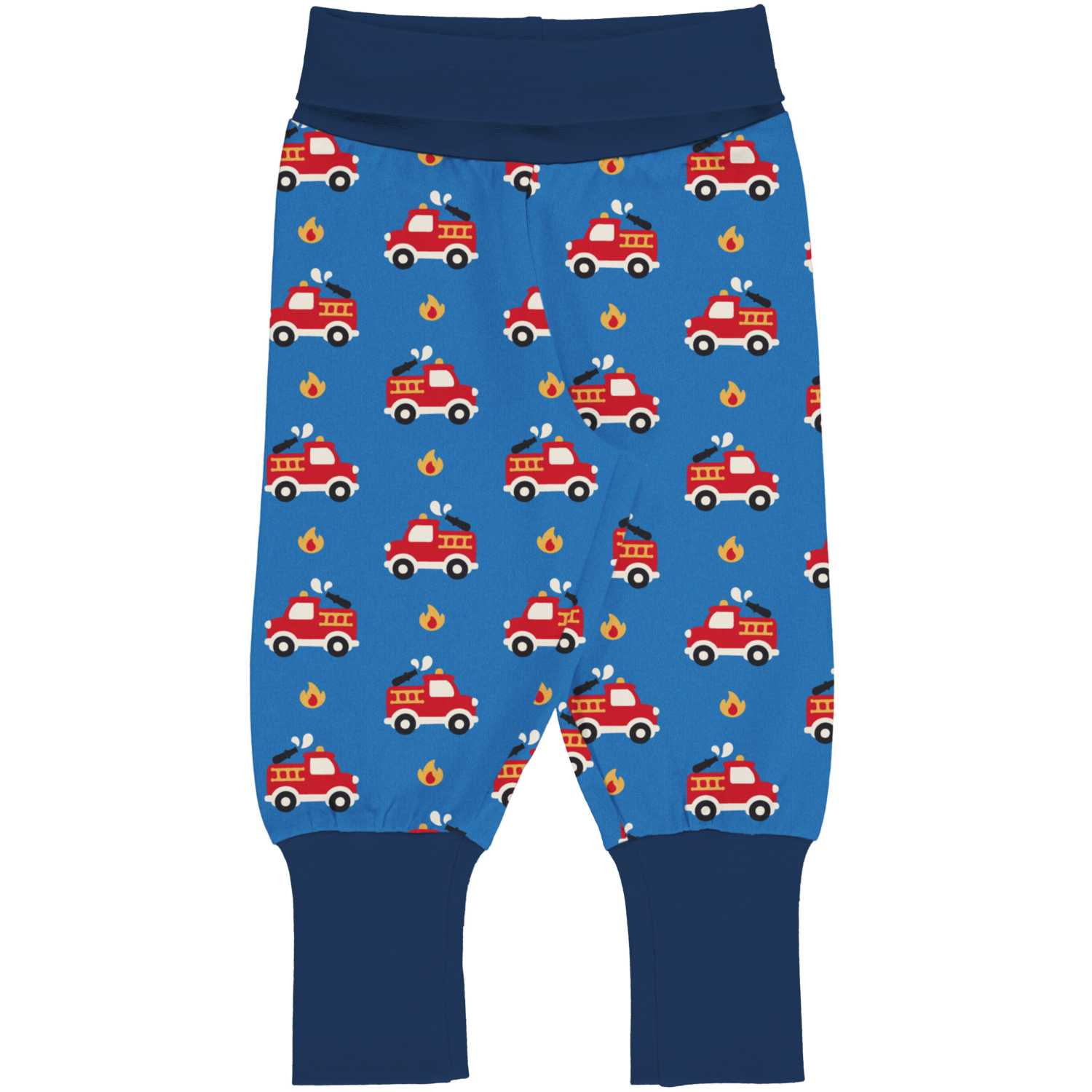 Maxomorra Pants Waist Fire Truck