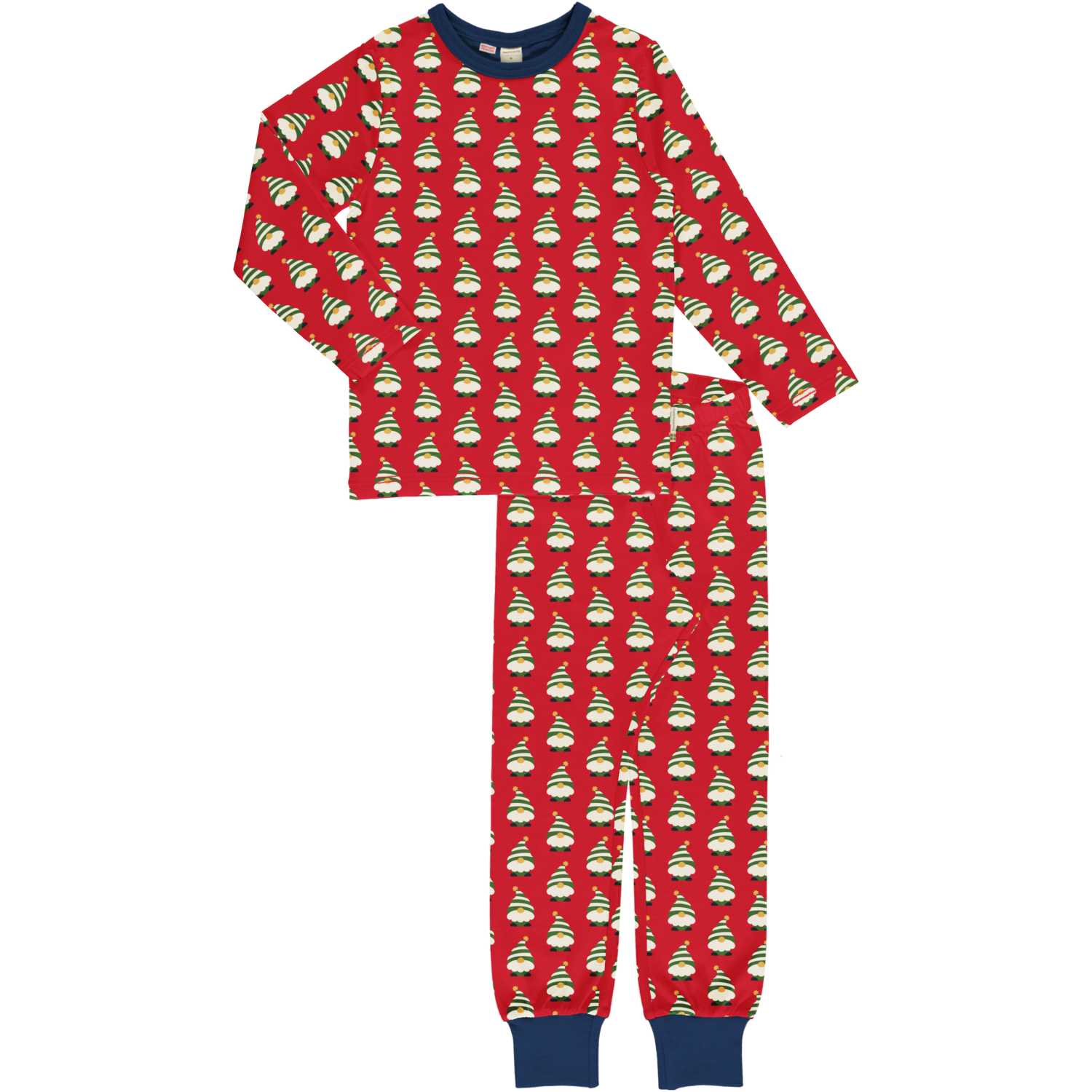 Maxomorra Pyjama Set LS Adult Christmas Swedish Santa