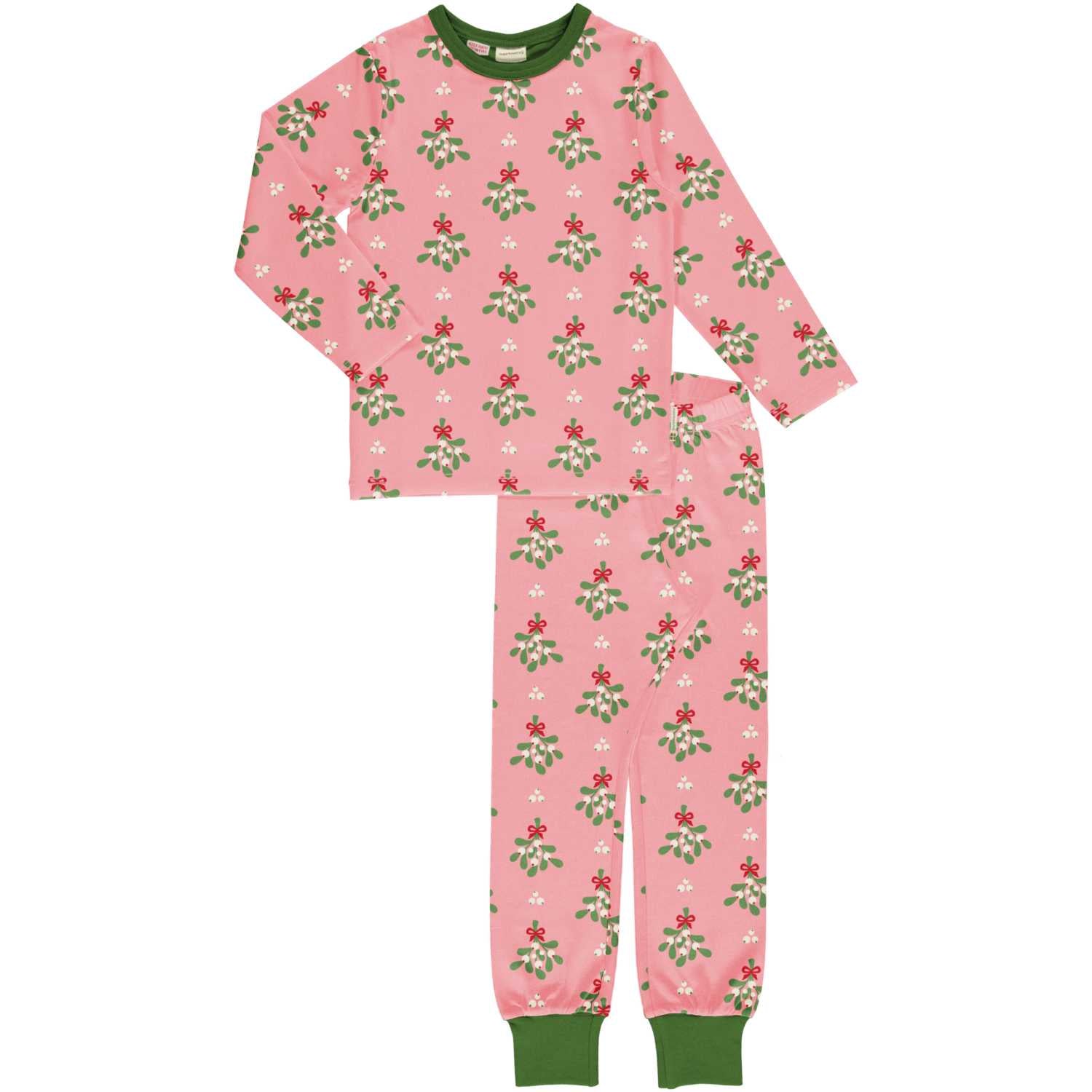 Maxomorra Pyjama Set LS Mistletoe