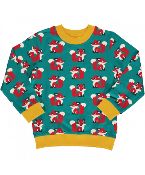 Maxomorra Sweater Lined Forest Fox