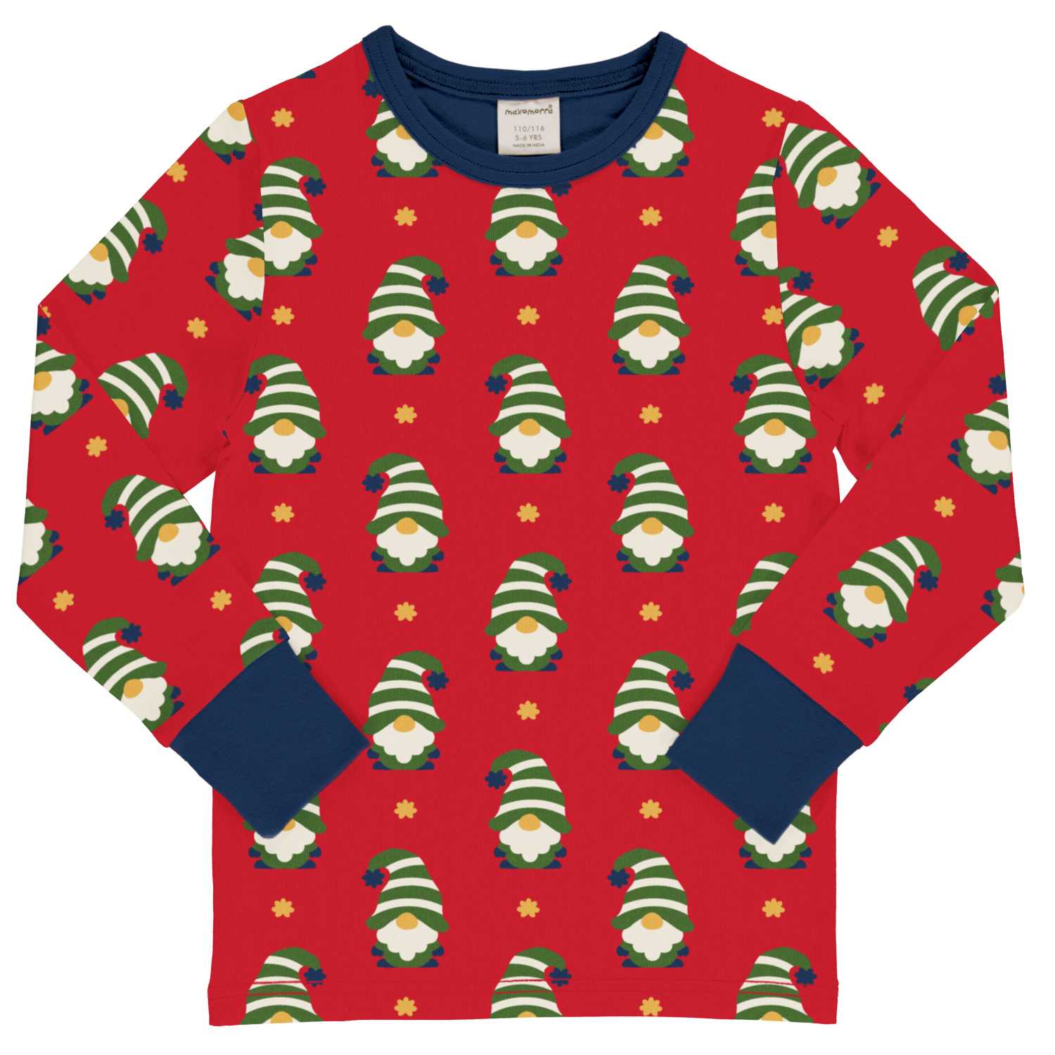 Maxomorra Top LS Swedish Santa