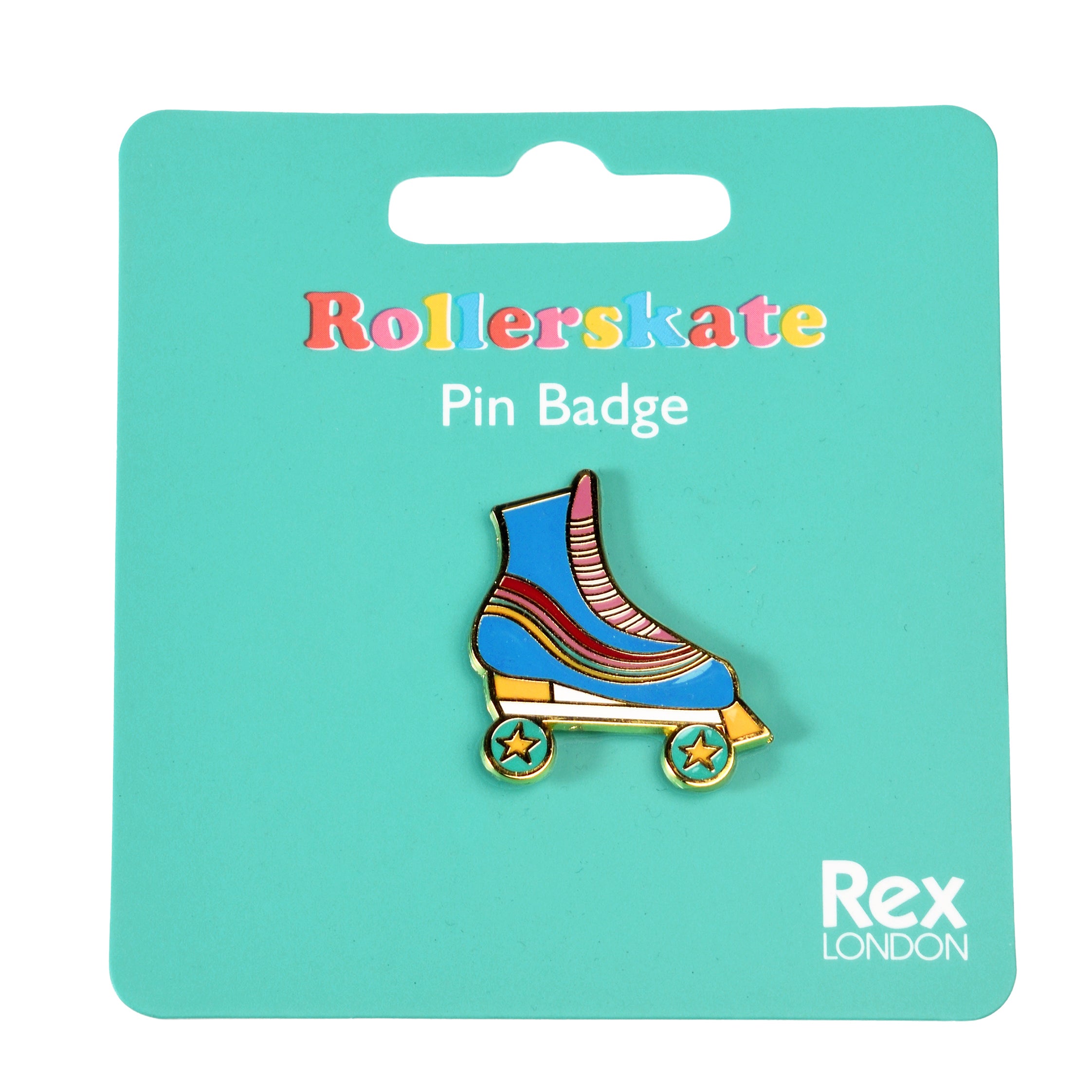 Rex London Pin Badge Roller Skate