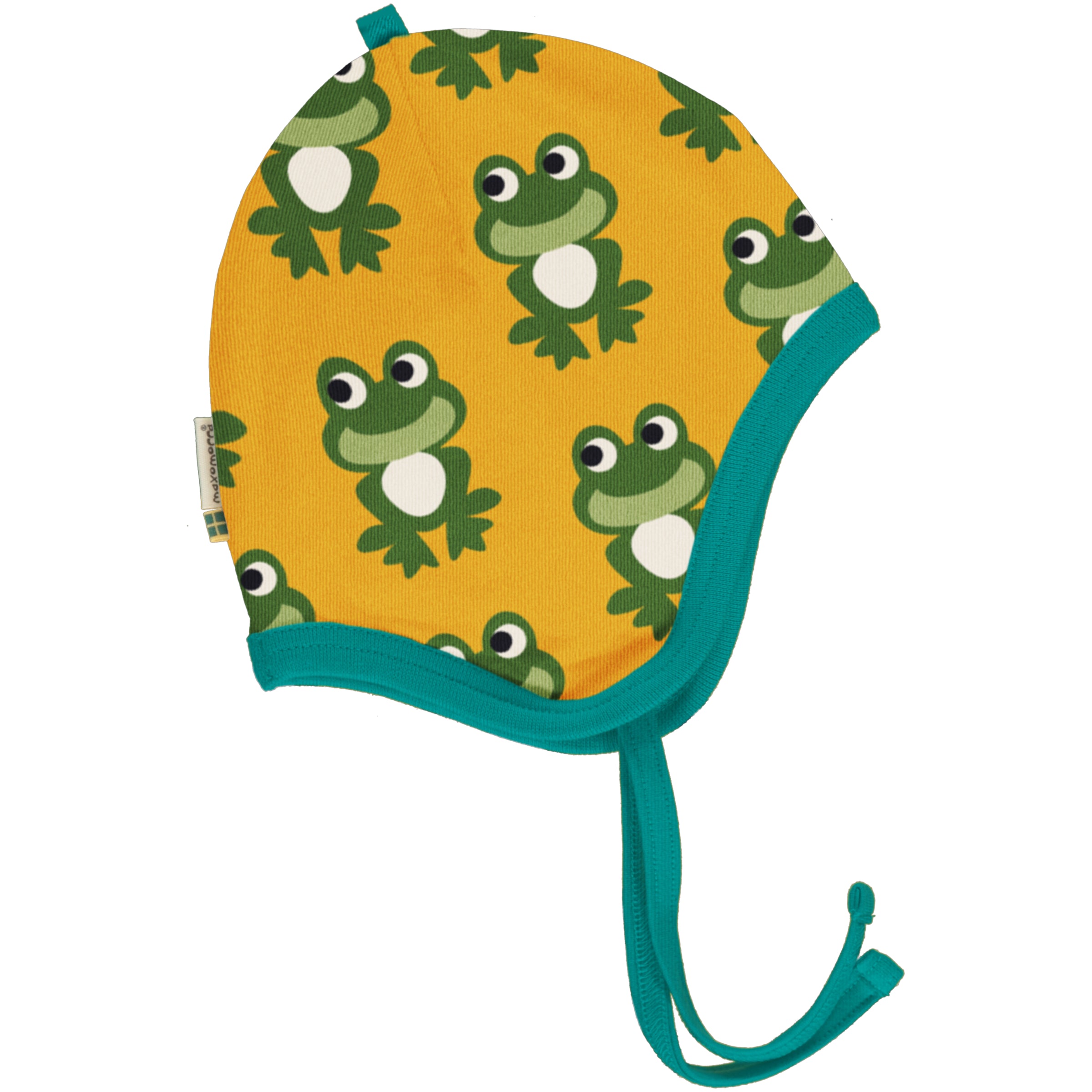 Maxomorra Hat Helmet Velour Frog