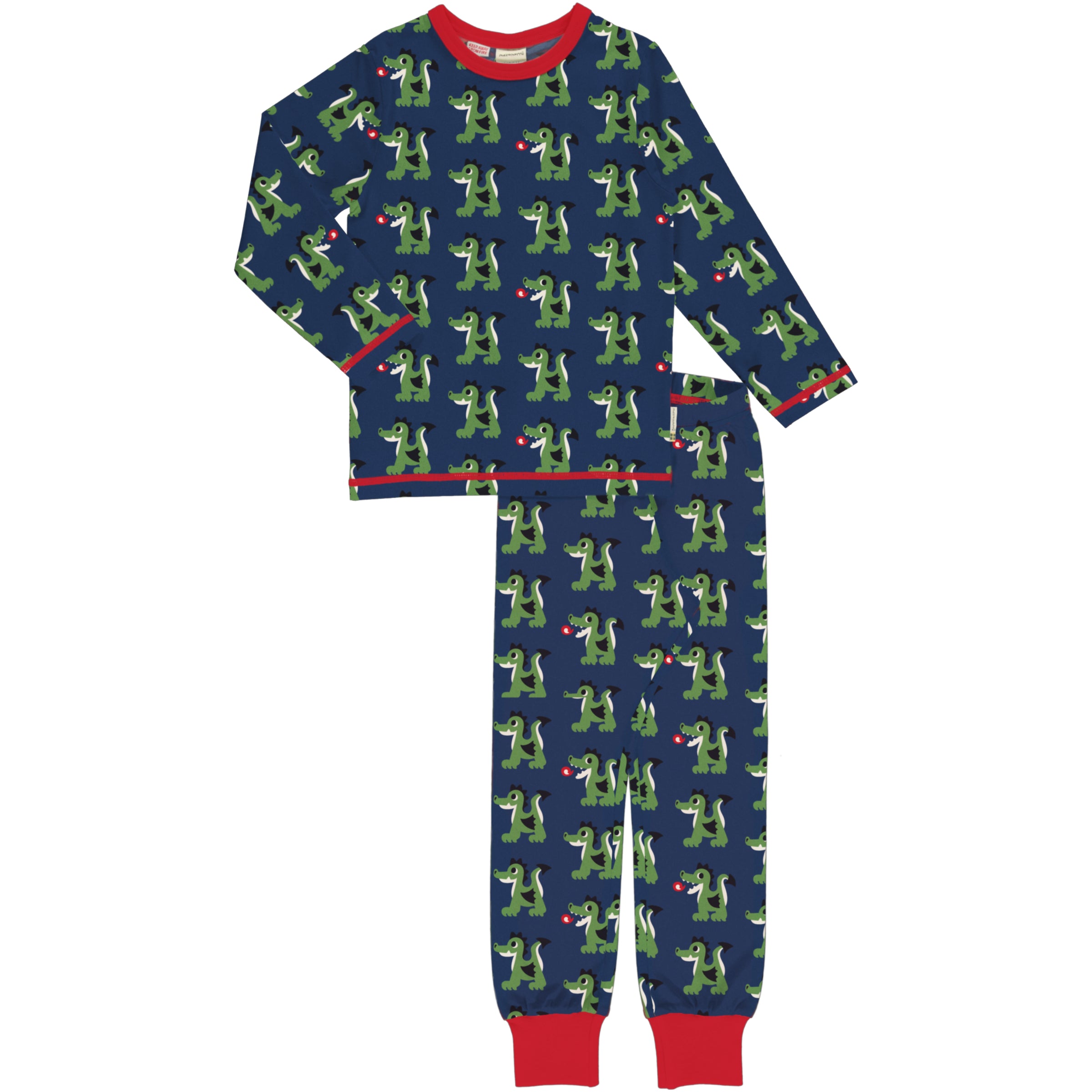 Maxomorra Pyjama Set LS Dragon