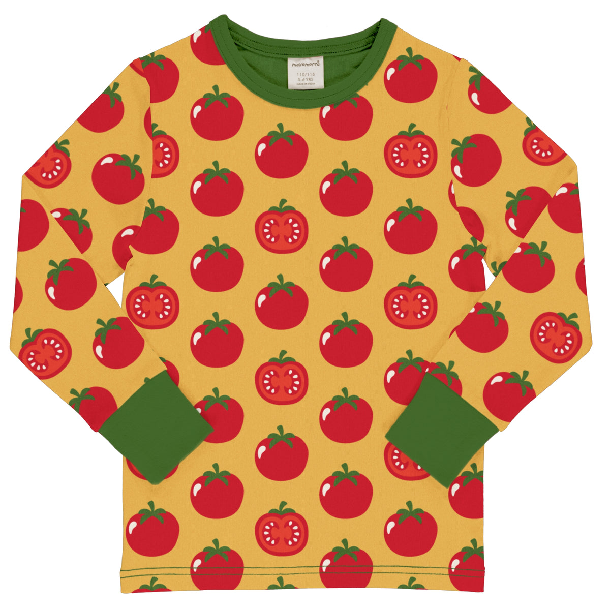 Maxomorra Top LS Tomato — Little Tiger Togs
